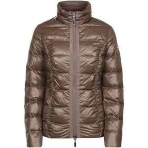 Escada Women's Puffer US-12 Soft Beige Gld Jacket